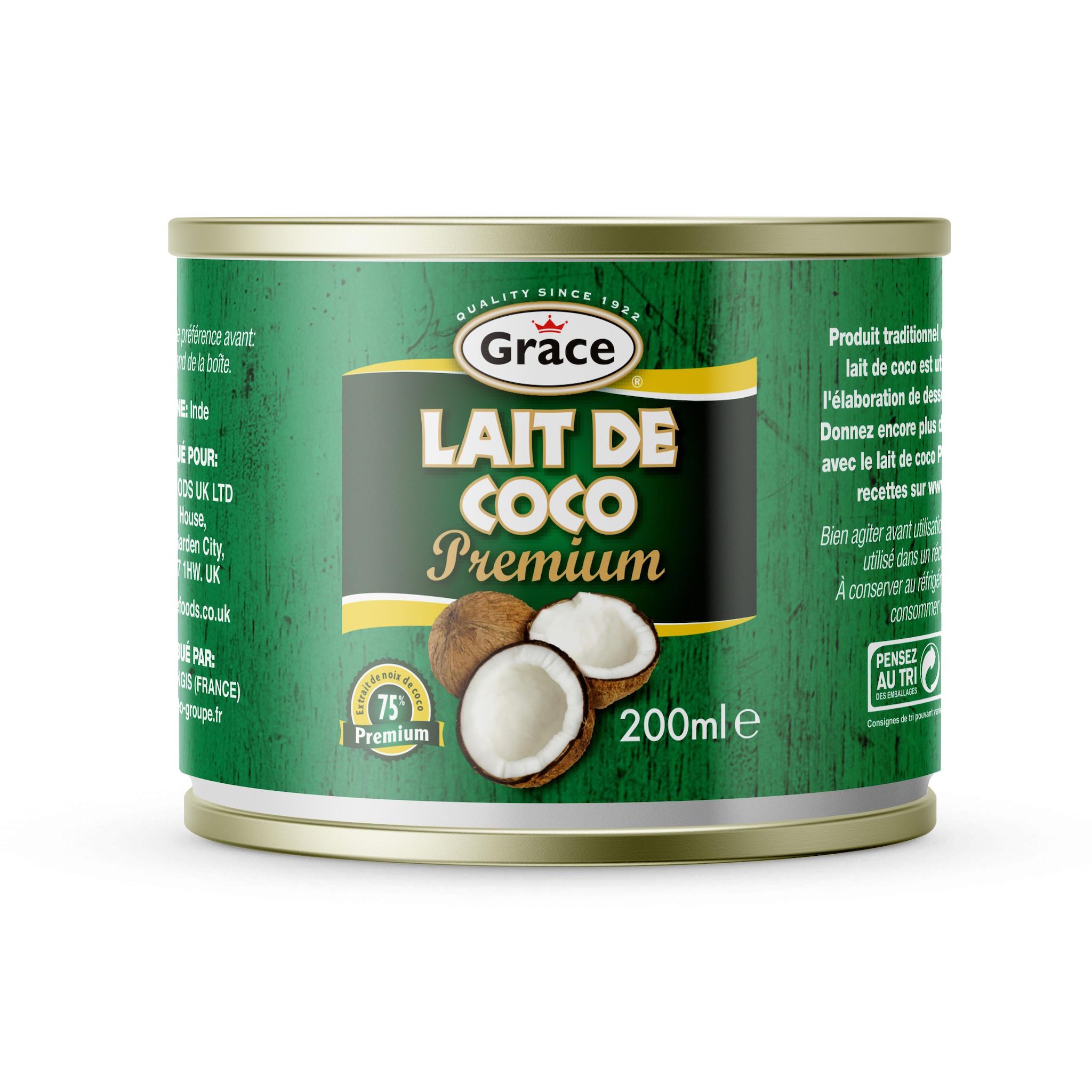 GRACE Lai de coco 200ml