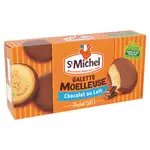St Michel ST MICHEL Galette moelleuse gâteaux au chocolat au lait sans huile de palme sachets individuels