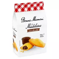 MAISON COLIBRI Madeleines coque chocolat noir sachets individuels 8  madeleines 240g pas cher 
