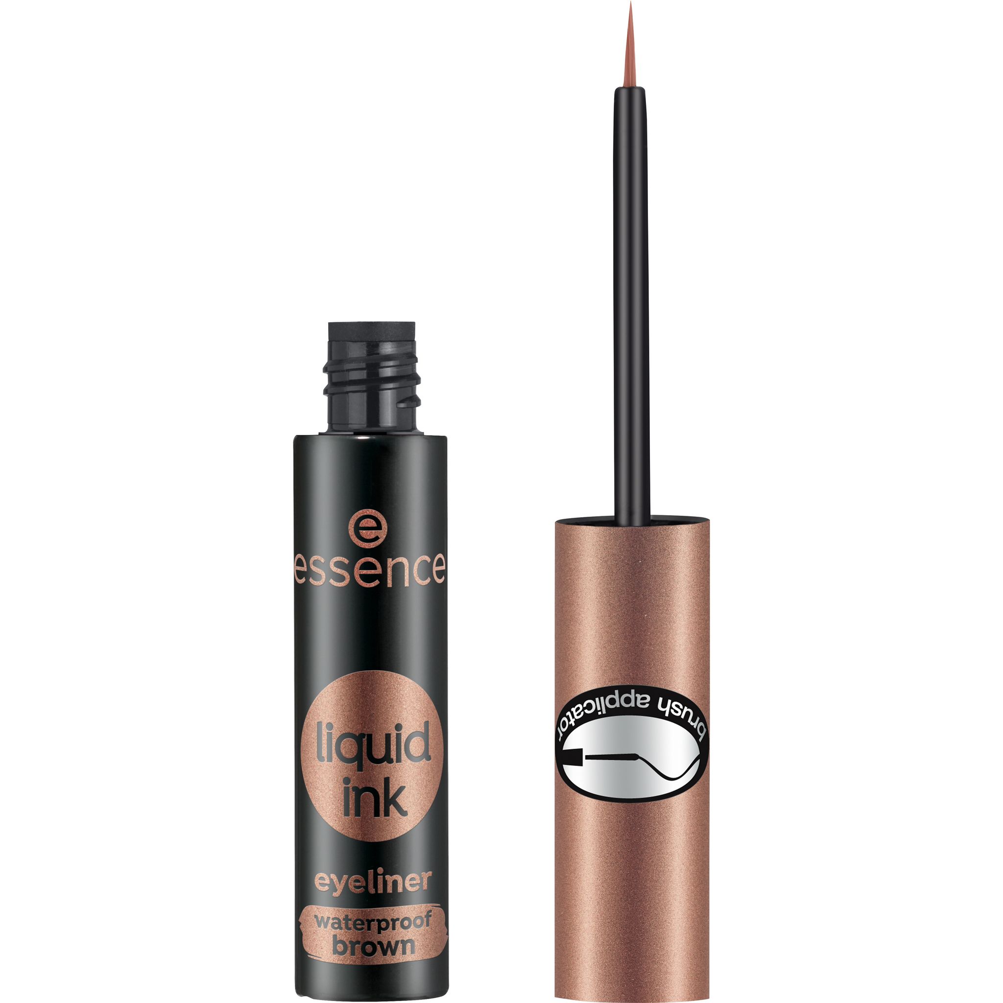 Voir la diapositive 2 : ESSENCE Liquid Ink Eyeliner liquide waterproof 02 brown 3ml