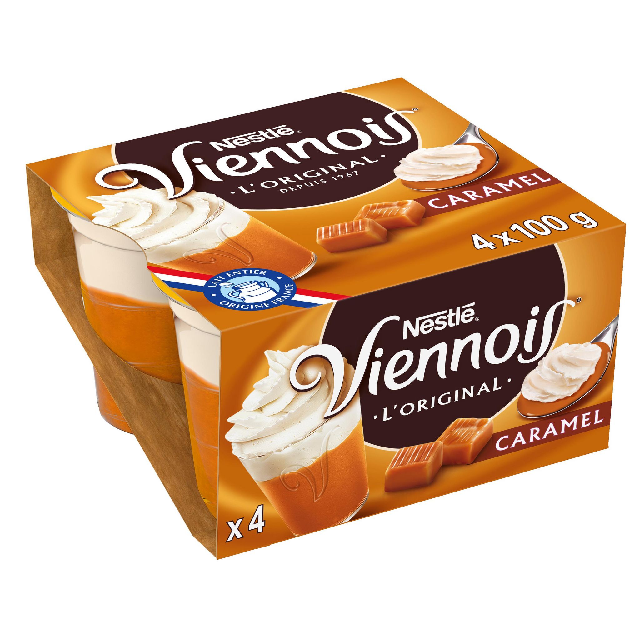 NESTLE Viennois au caramel 4x100g