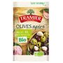 Voir la diapositive 1 : TRAMIER Olives bio apéro mix à l'ail en sachet 150g
