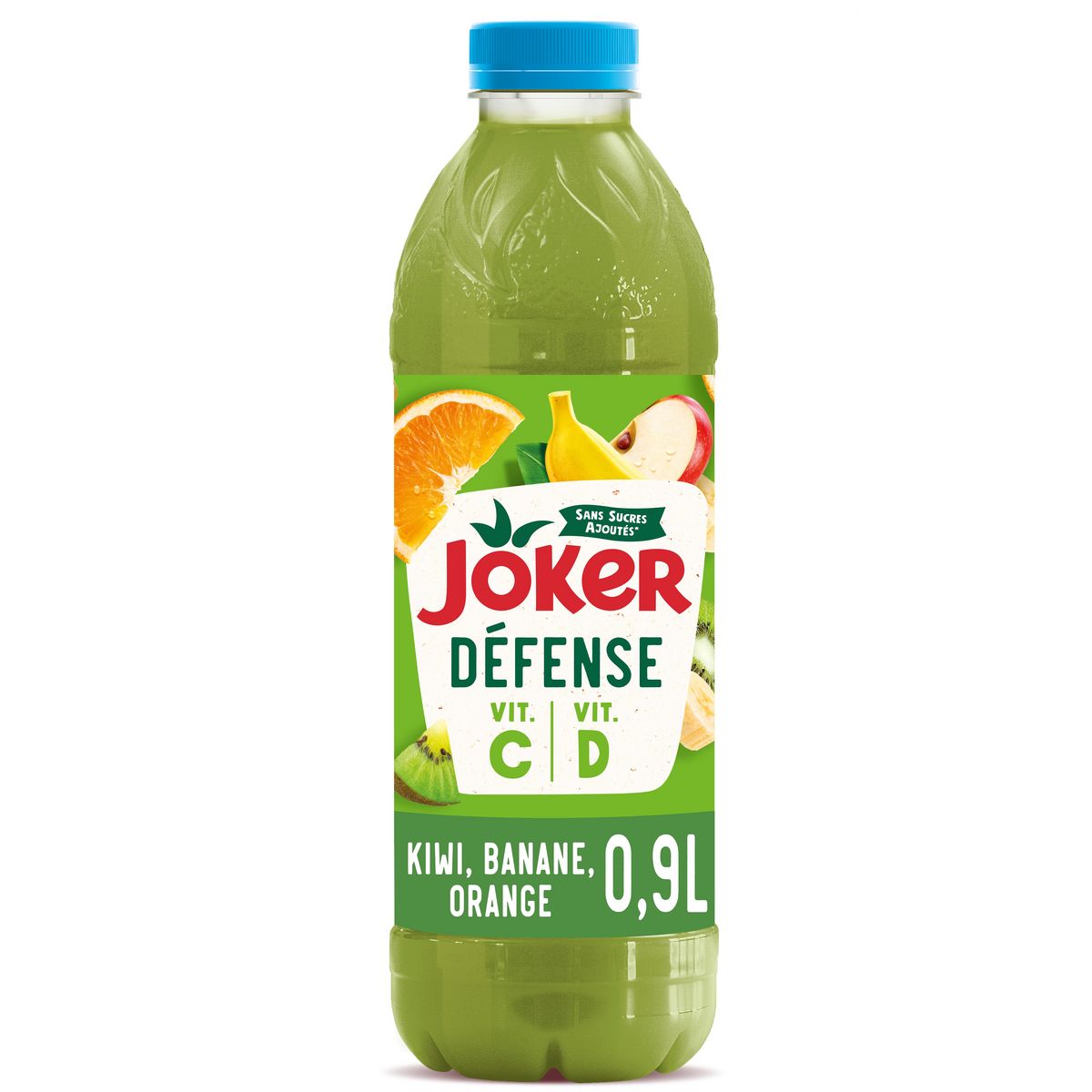 JOKER Jus d'orange kiwi banane Les bien faits vitamines B C D 90cl