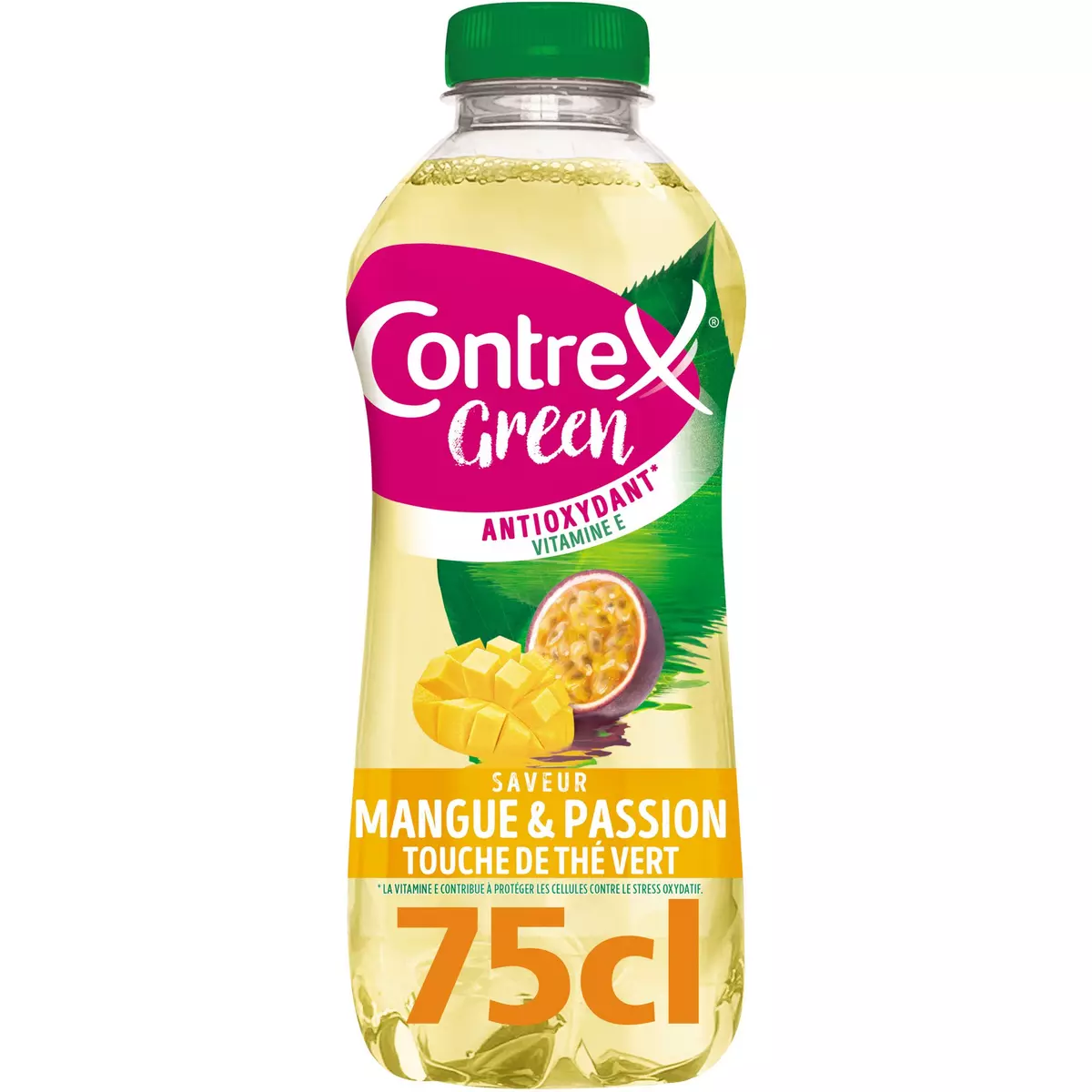 CONTREX Infusion Green bio thé blanc saveur mangue & passion 75cl