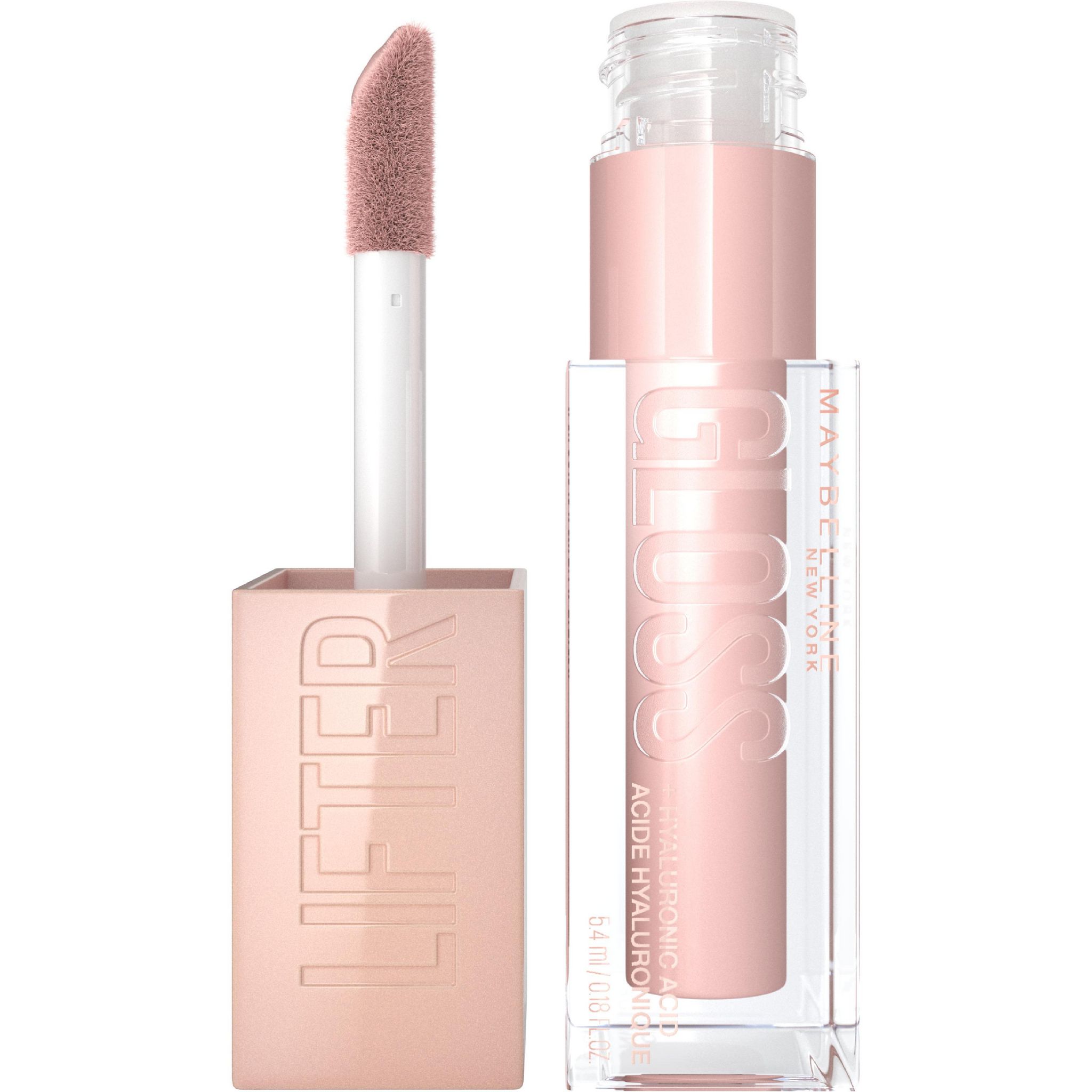 Voir la diapositive 3 : MAYBELLINE Lifter gloss à lèvre liquide 02 ice 1 pièce