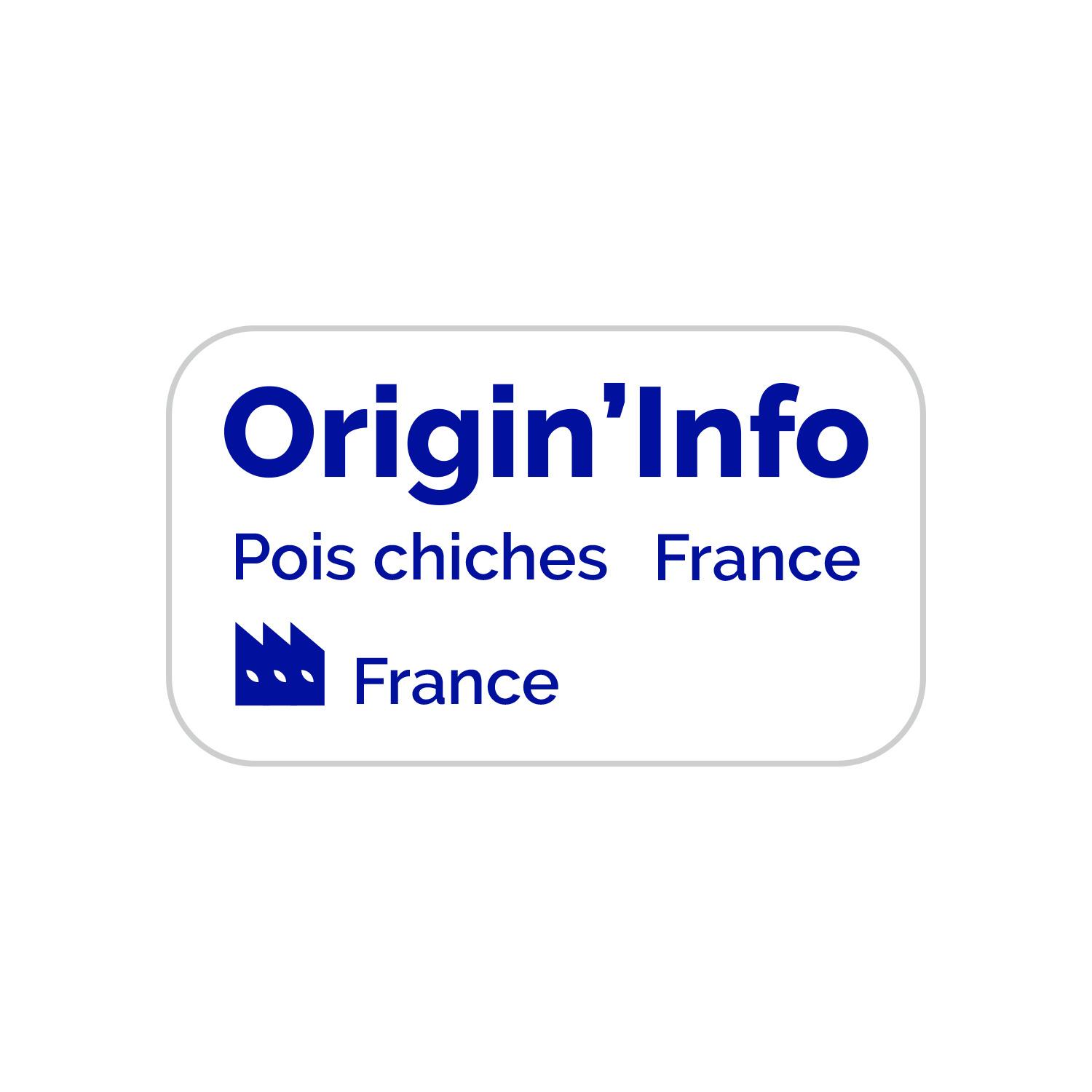 Voir la diapositive 2 : D'AUCY Pois chiches Bien cultivés sans conservateur en bocal 250g