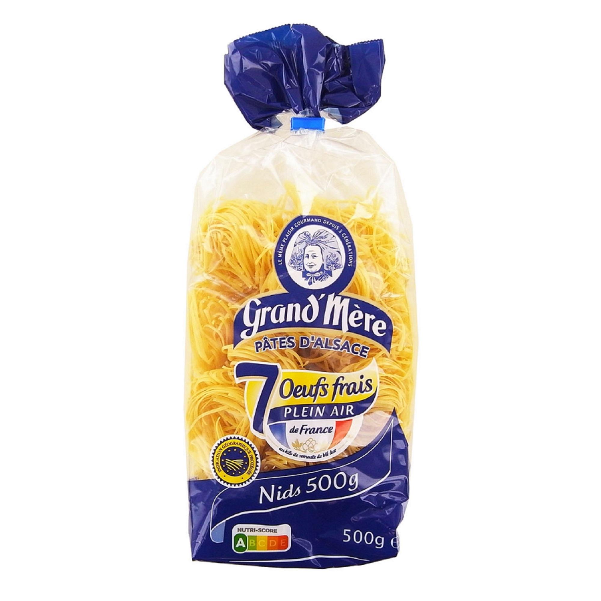 GRAND'MERE Pâtes d'Alsace aux oeufs frais en nid 500g