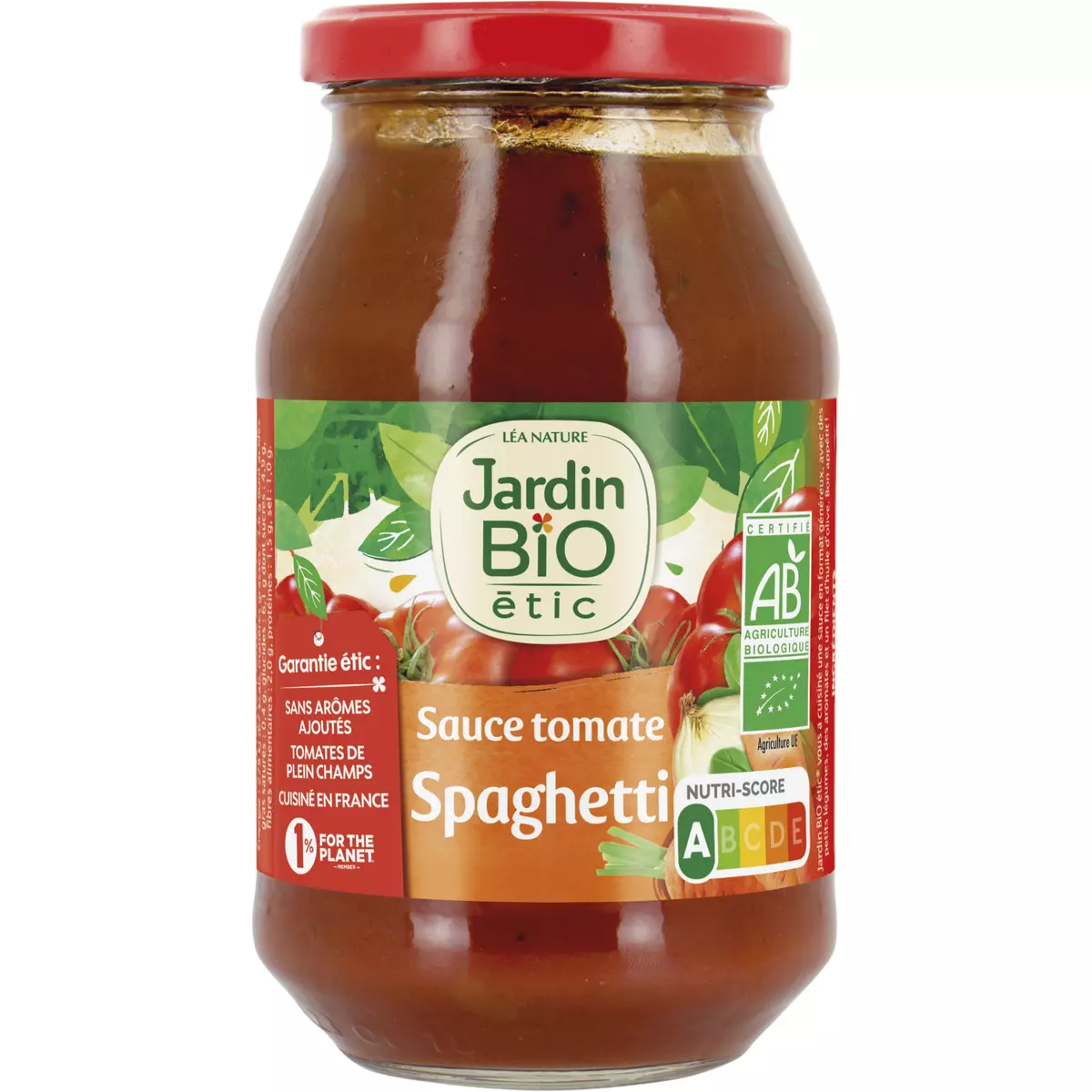 JARDIN BIO ETIC Sauce tomate spaghetti 510g