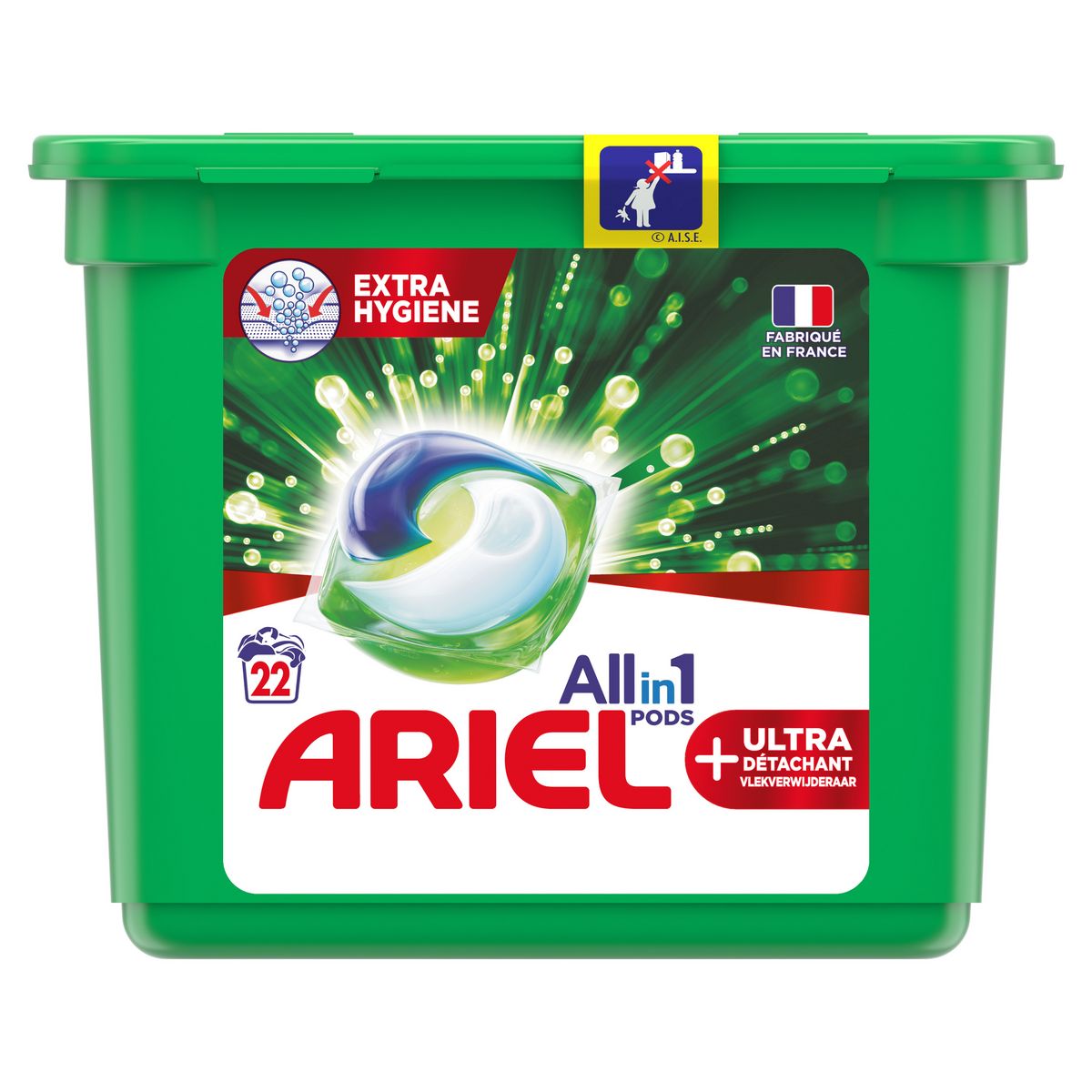 ARIEL ALL in 1 Pods Lessive  22 doses 616g