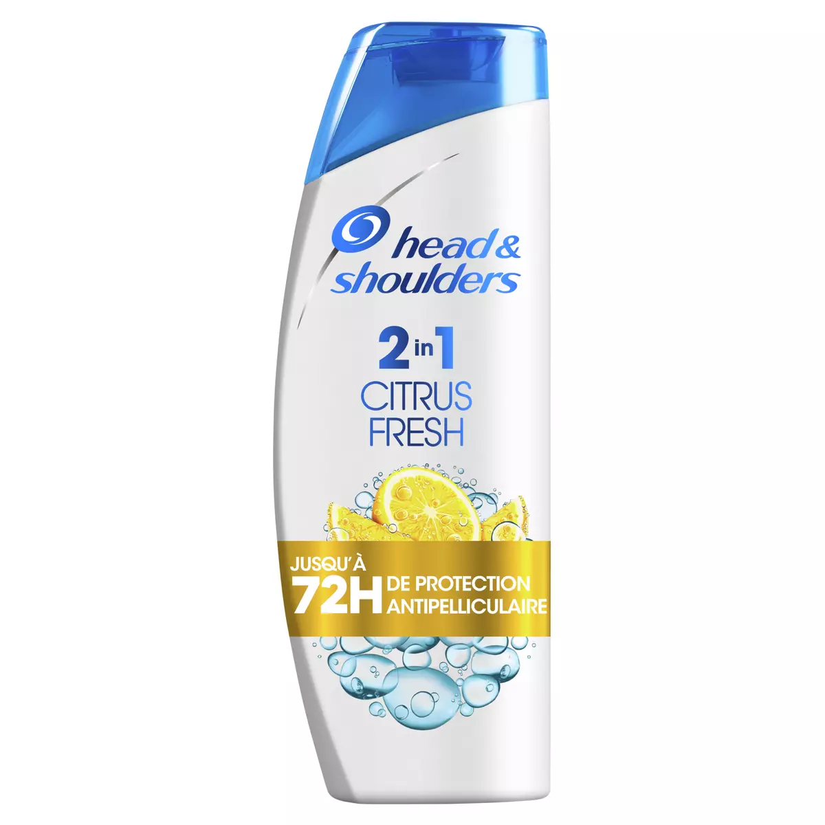 HEAD & SHOULDERS Shampooing anti pelliculaire 2 en 1 citrus fresh jusqu'à 72h de protection 270ml