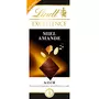 LINDT Excellence tablette de chocolat noir miel amande 1 pièce 100g