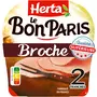 HERTA Le Bon Paris Jambon cuit à la broche 2 tranches 70g