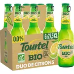 TOURTEL TWIST Bière sans alcool aromatisée 0.0% citron- citron vert bio bouteilles 6x27.5cl