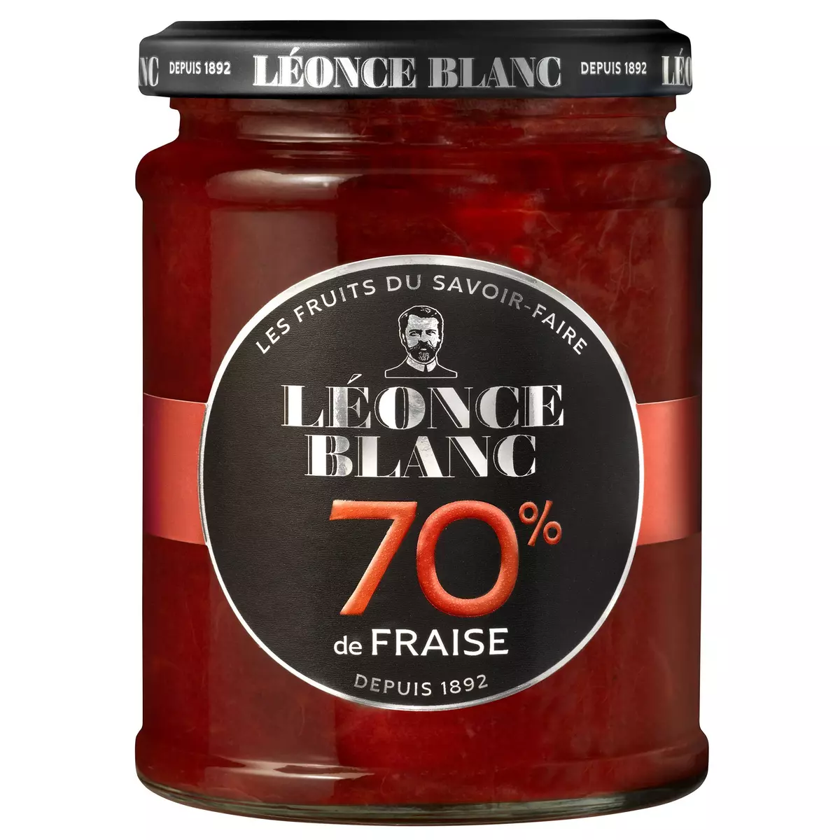 LEONCE BLANC Confiture de fraises 70% 320g