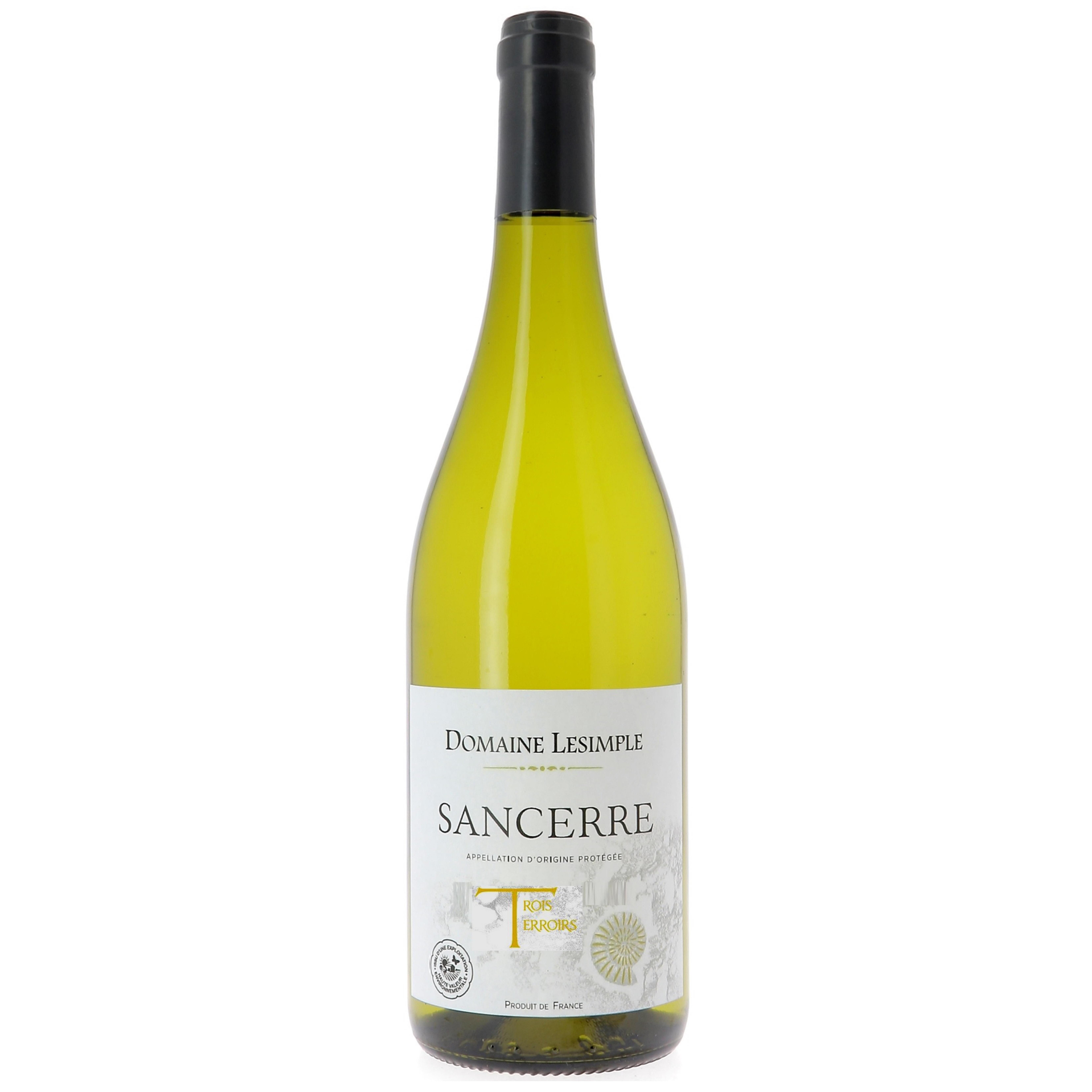 Voir la diapositive 2 : AOP Sancerre domaine Gilles Lesimple à Chavignol blanc 75cl