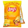 LAY'S Chips saveur fromage lot de 2 2x135g