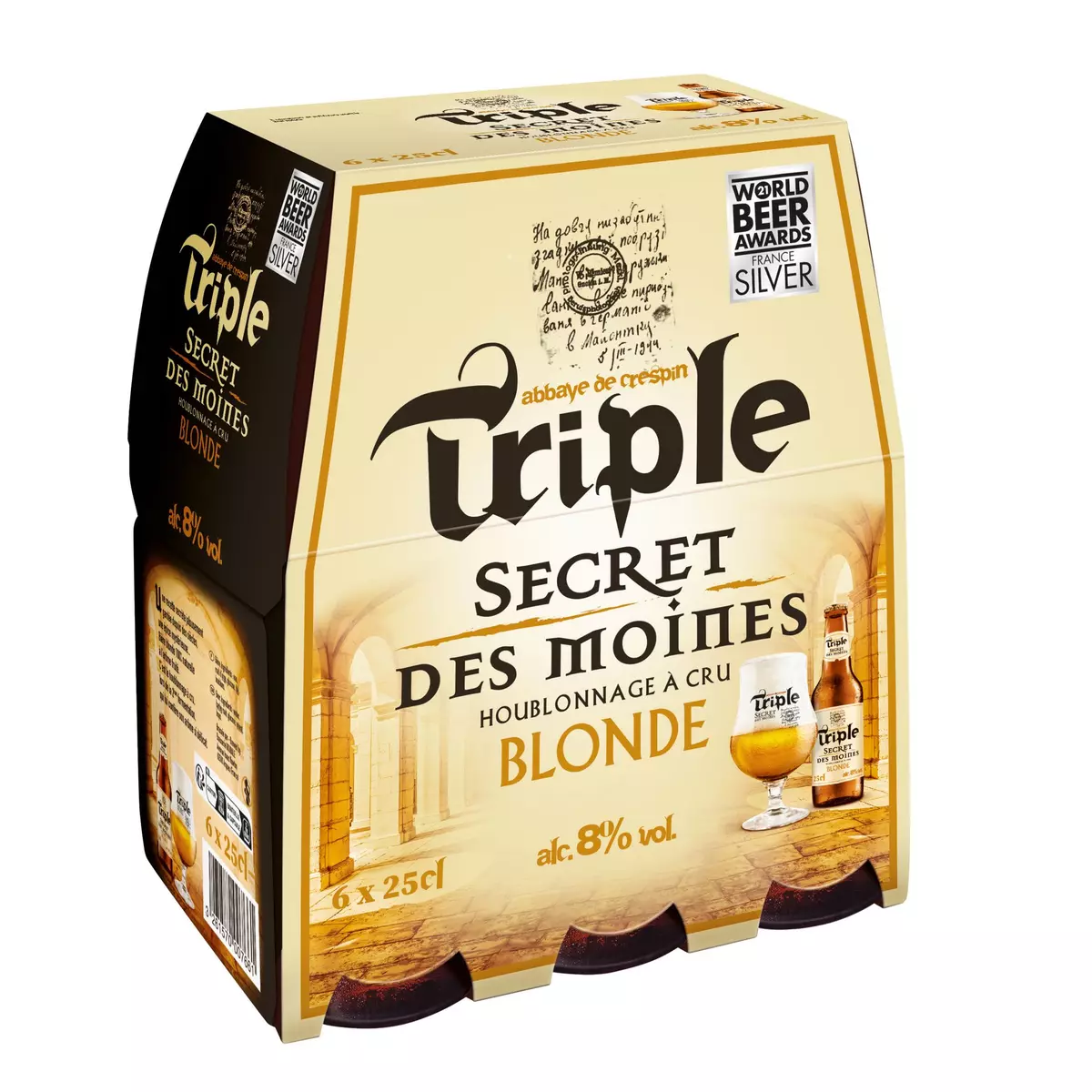 Biere blonde triple secret des moines 8° mini fut 5L - Super U, Hyper U, U  Express 