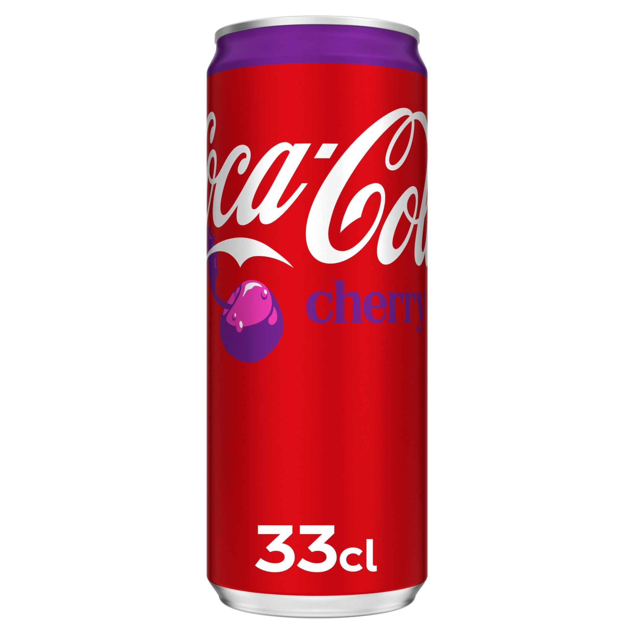 Voir la diapositive 2 : COCA-COLA Boisson gazeuse aux extraits végétaux arome cerise boîte 33cl