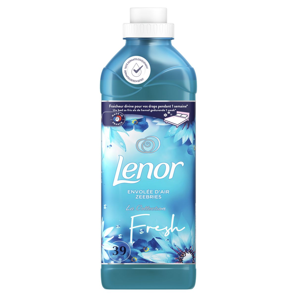 LENOR Adoucissant liquide envolée d'air frais 39 lavages 897ml