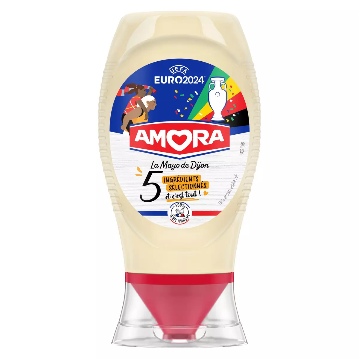 AMORA Mayonnaise de Dijon 5 ingrédients flacon souple 235g