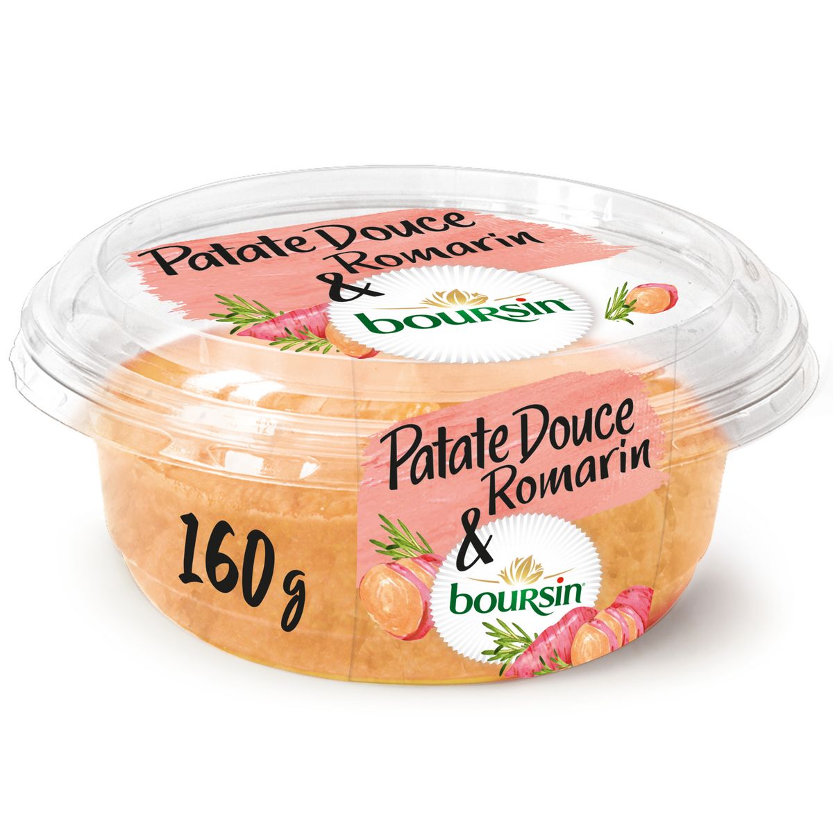 BOURSIN Tartinable patate douce et romarin 160g