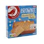Voir la diapositive 2 : AUCHAN Brownie à partager au chocolat blanc environ 6 parts 285g
