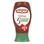 Voir la diapositive 2 : AMORA Ketchup 5 ingrédients flacon souple 273g