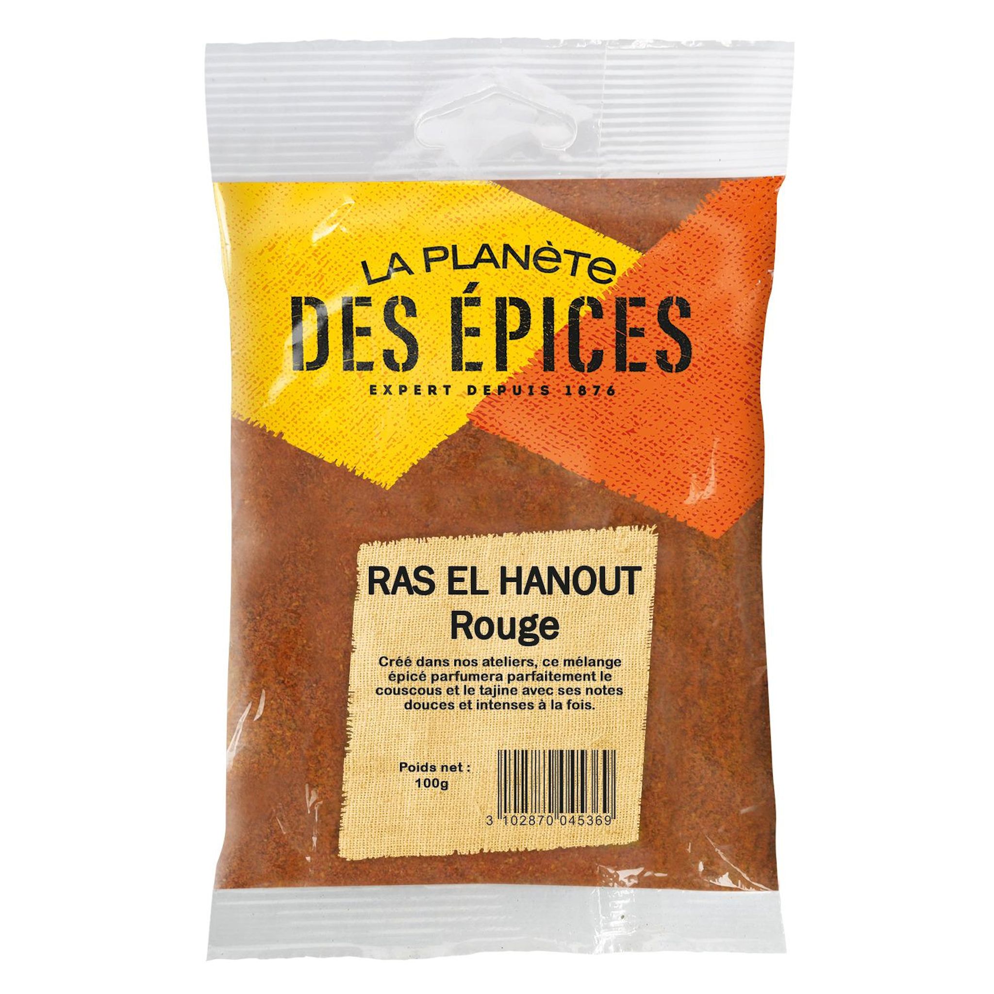 LA PLANETE DES EPICES Raz el hanout rouge en sachet 100g
