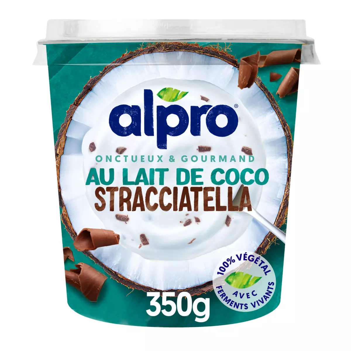 ALPRO Dessert végétal stracciatella base coco 350g