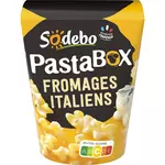 SODEBO Pasta box fusilli fromages italiens 1 portion 330g