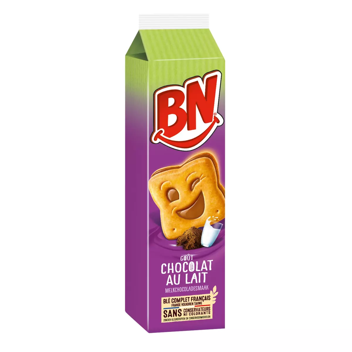 BN Biscuits fourrés au chocolat au lait 285g