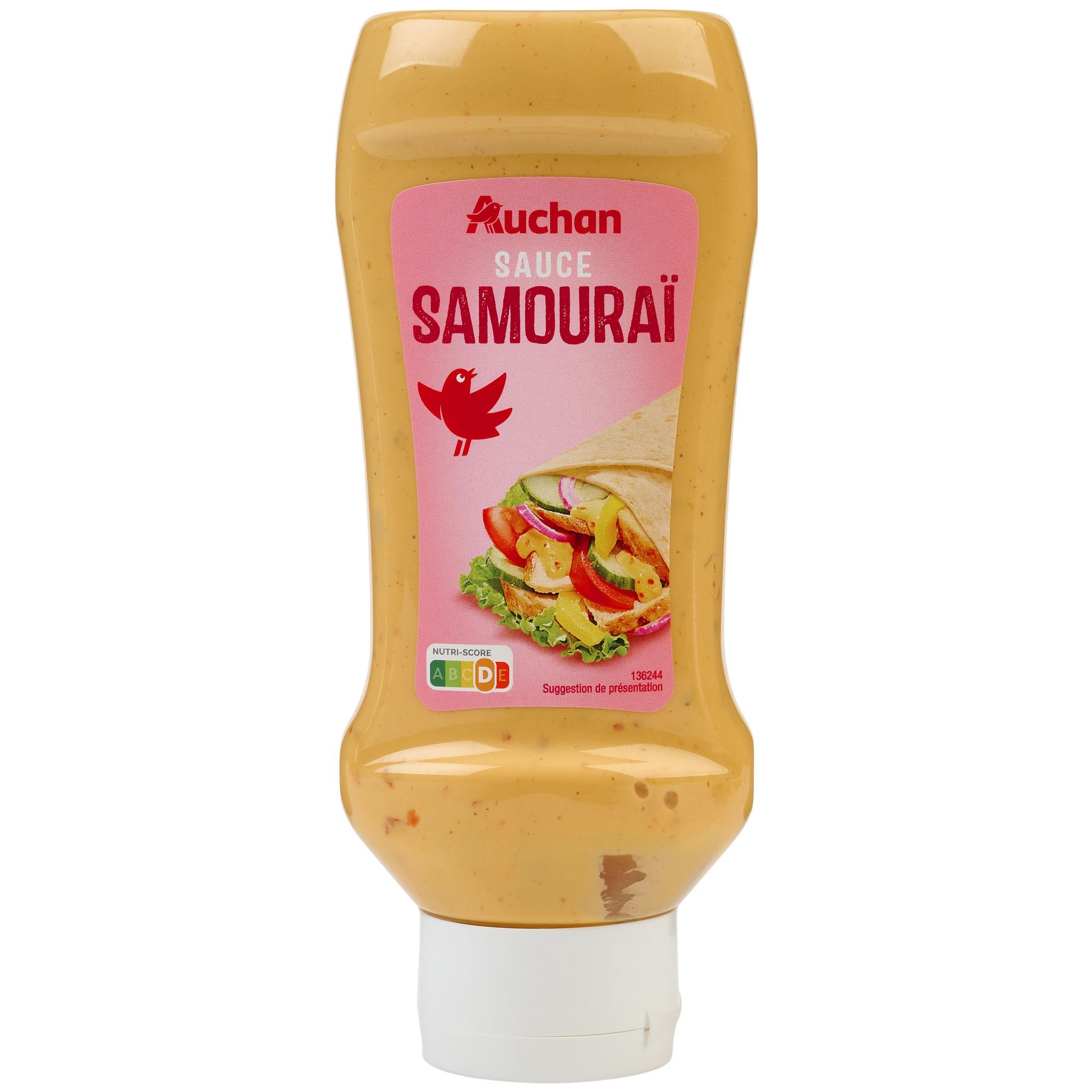 Voir la diapositive 3 : AUCHAN Sauce samourai flacon souple 490g