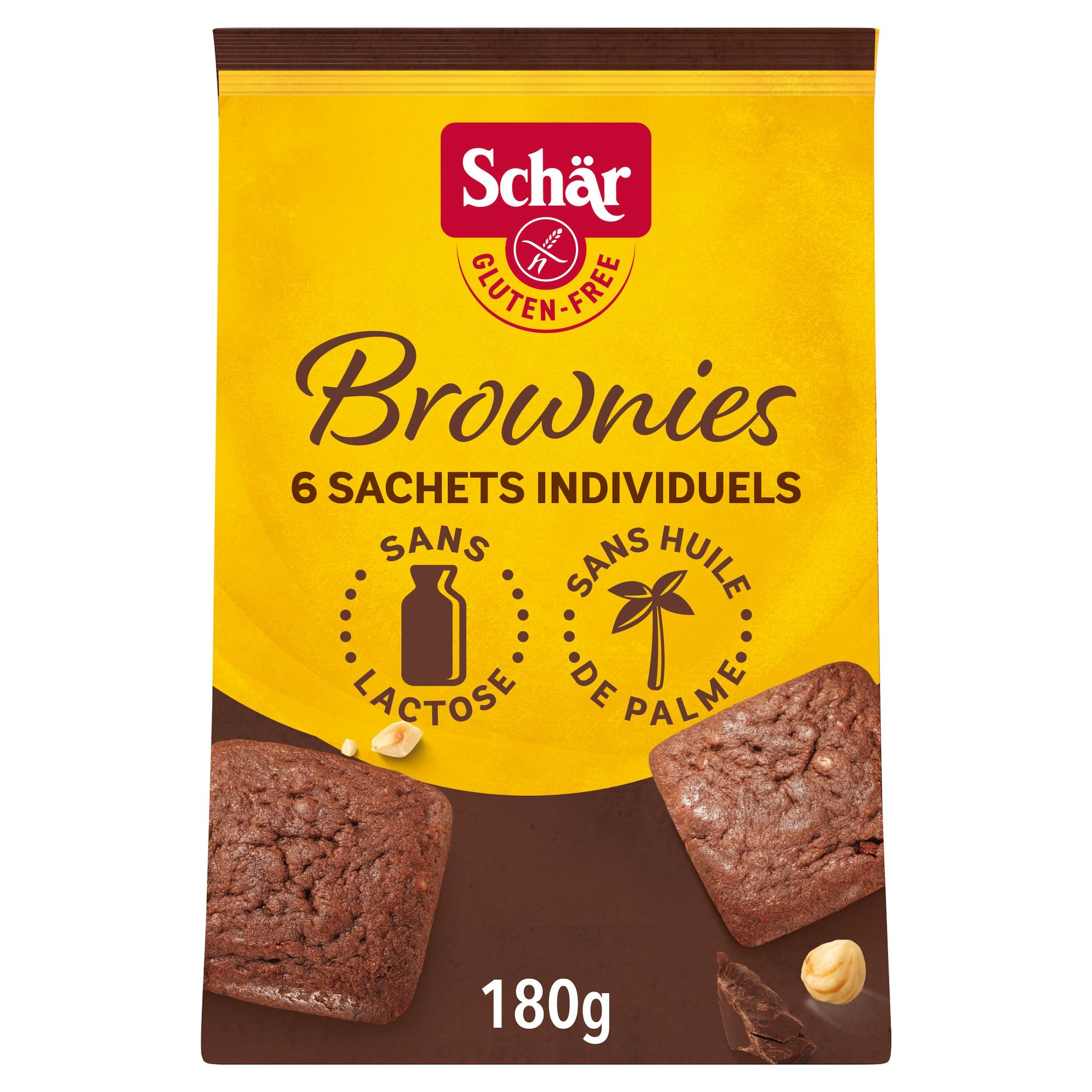 SCHAR Brownies au chocolat sans gluten 180g