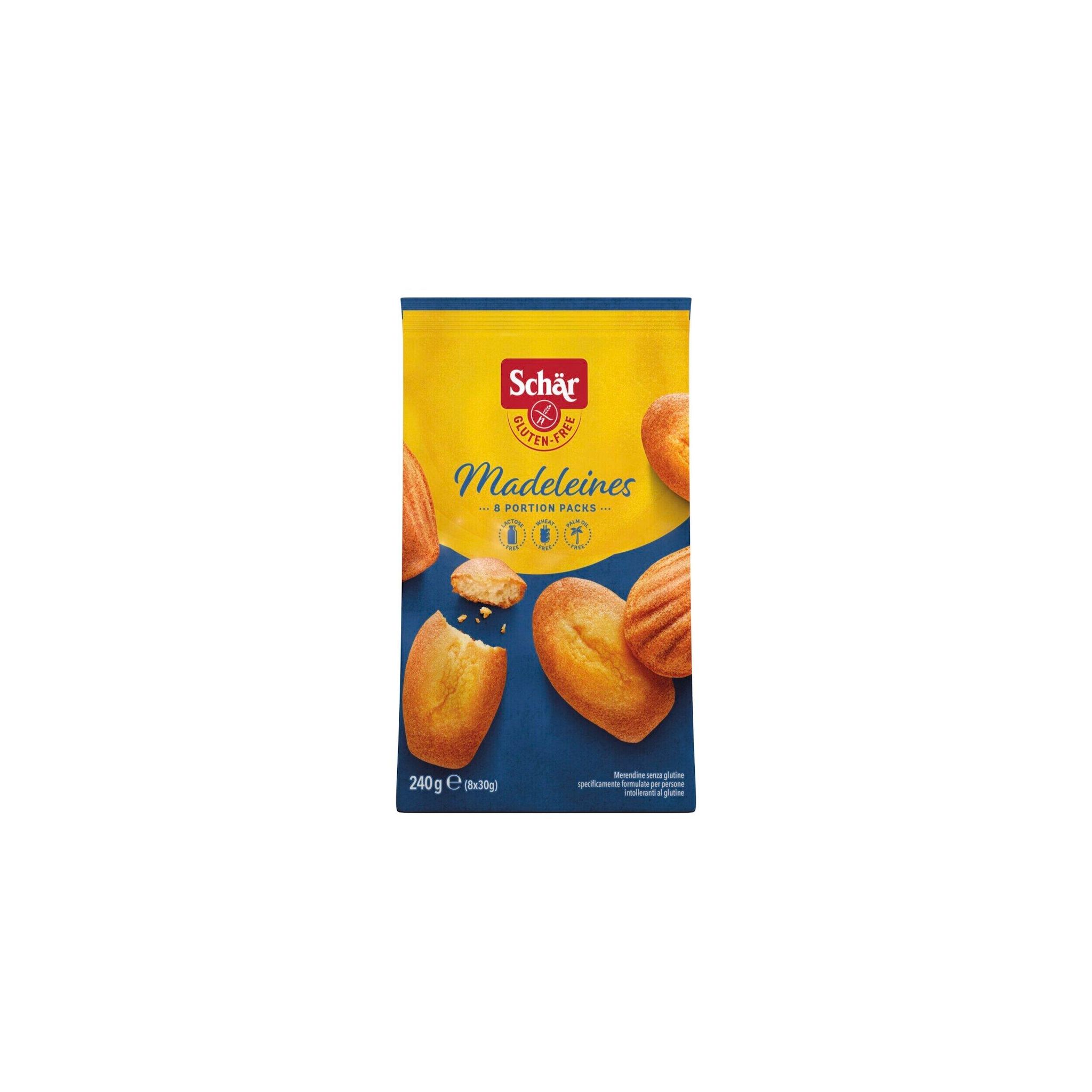 Voir la diapositive 2 : SCHAR Madeleines sachets individuels 8 pièces 240g