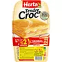 HERTA Tendre Croc' jambon fromage sans croûte  2x200g