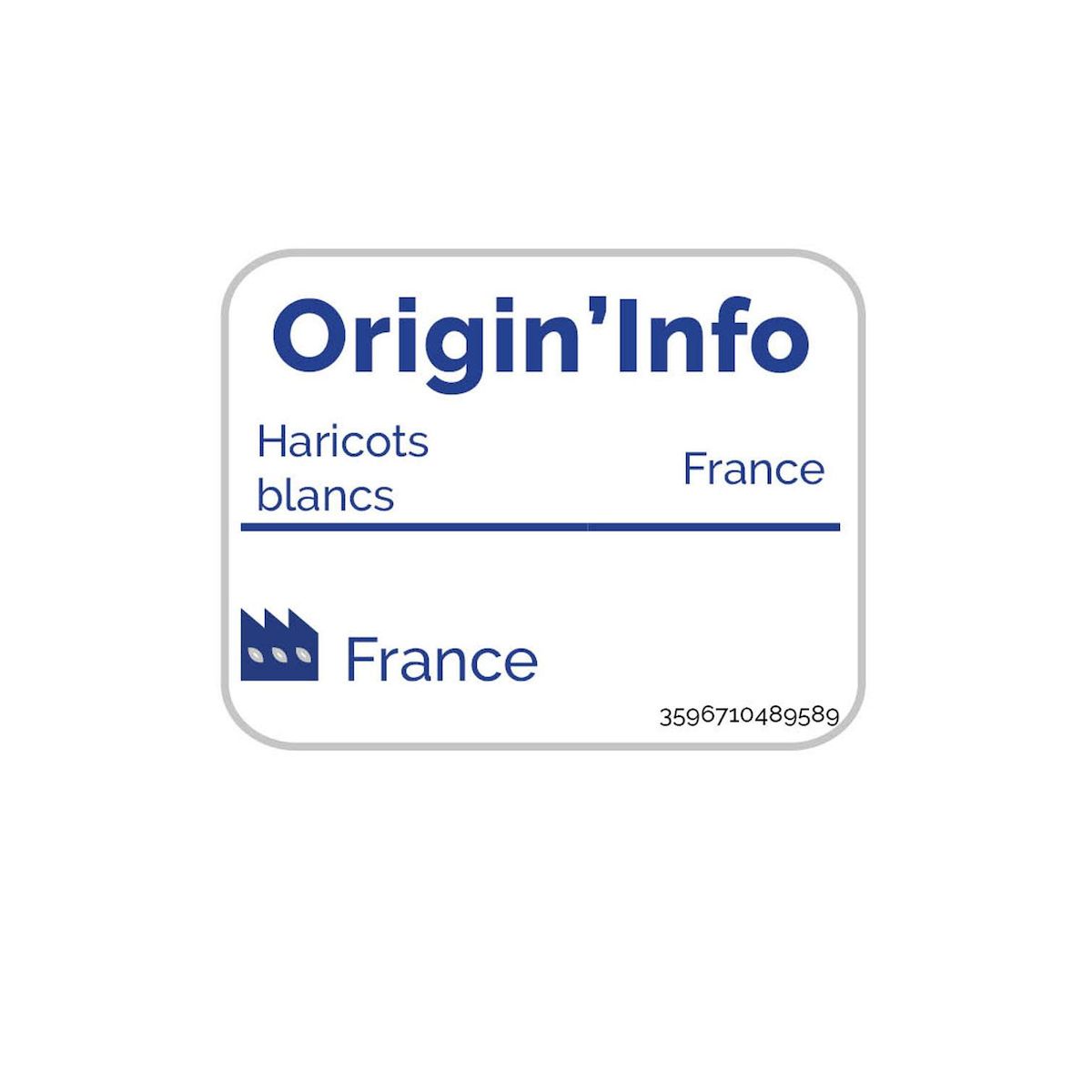 AUCHAN BIO Haricots blancs 330g