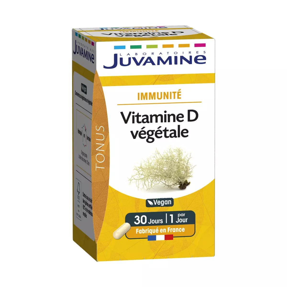 JUVAMINE Gélules immunité vitamine D végétale 30 gélules 11g