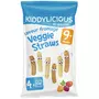 KIDDYLICIOUS Veggie Straws saveur fromage dès 9 mois 4x12g 48g