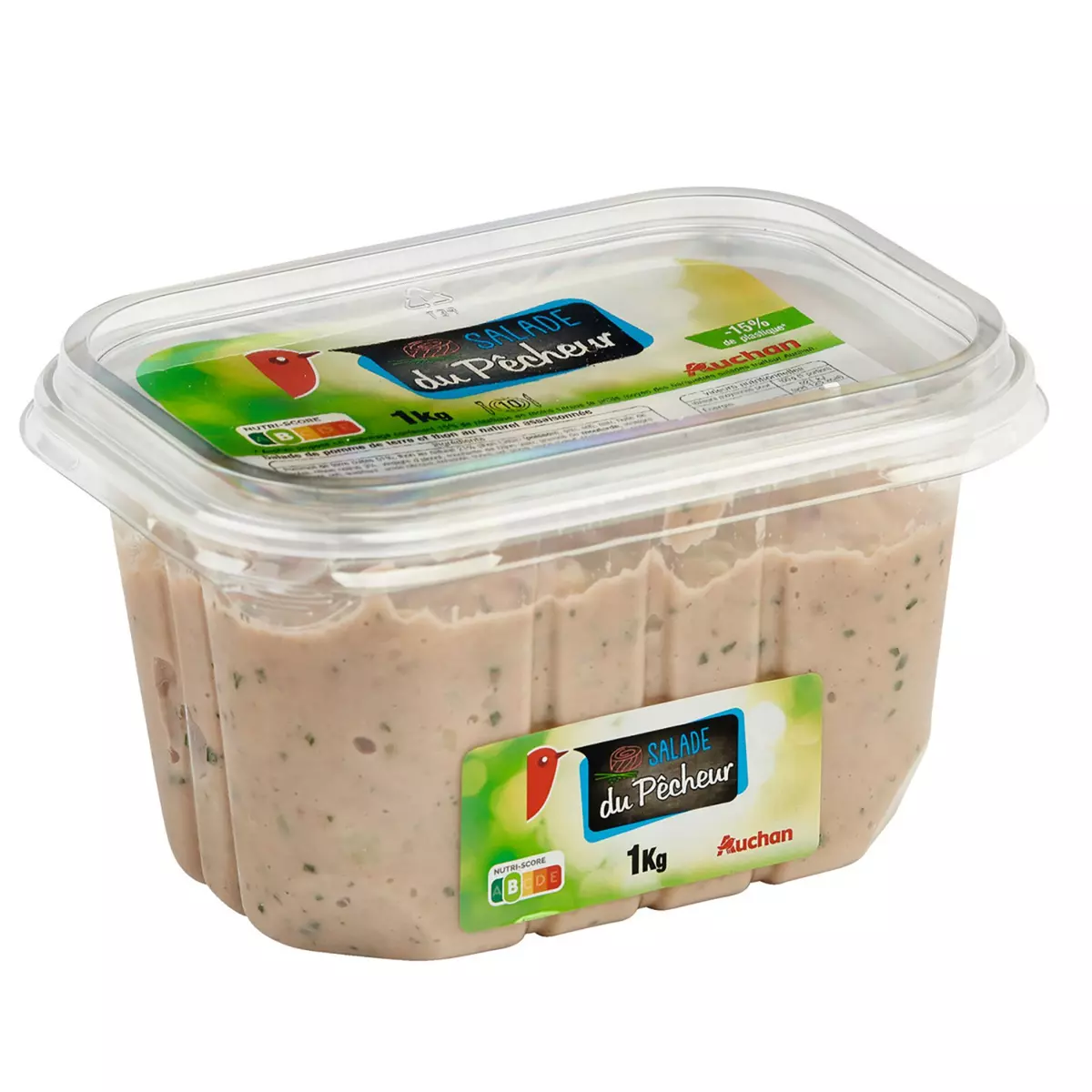 AUCHAN Salade du pêcheur 10 portions 1kg