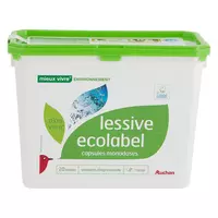 L'ARBRE VERT L arbre vert doses lessive liquide savon végétal -  hypoallergénique - ecolabel - 24 doses 