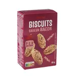 AUCHAN Biscuits saveur bacon 85g