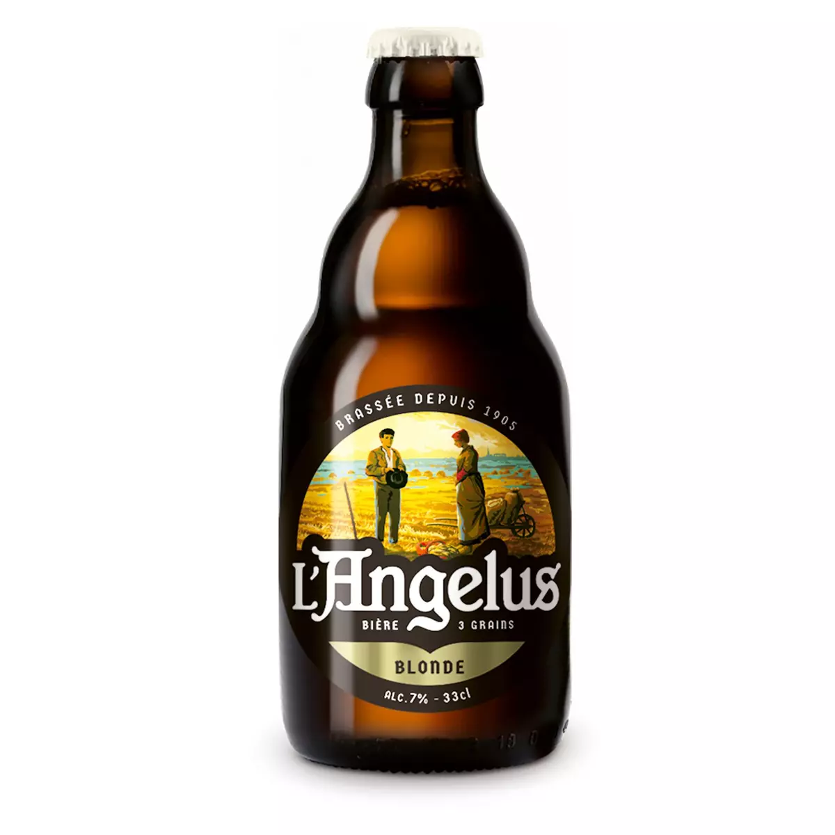 L'ANGELUS Bière blonde 7% bouteille 33cl