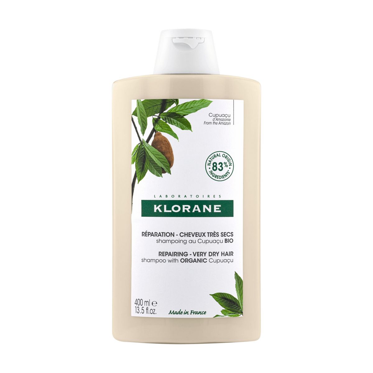 KLORANE Shampooing réparation au Cupuaçu BIO 400ml