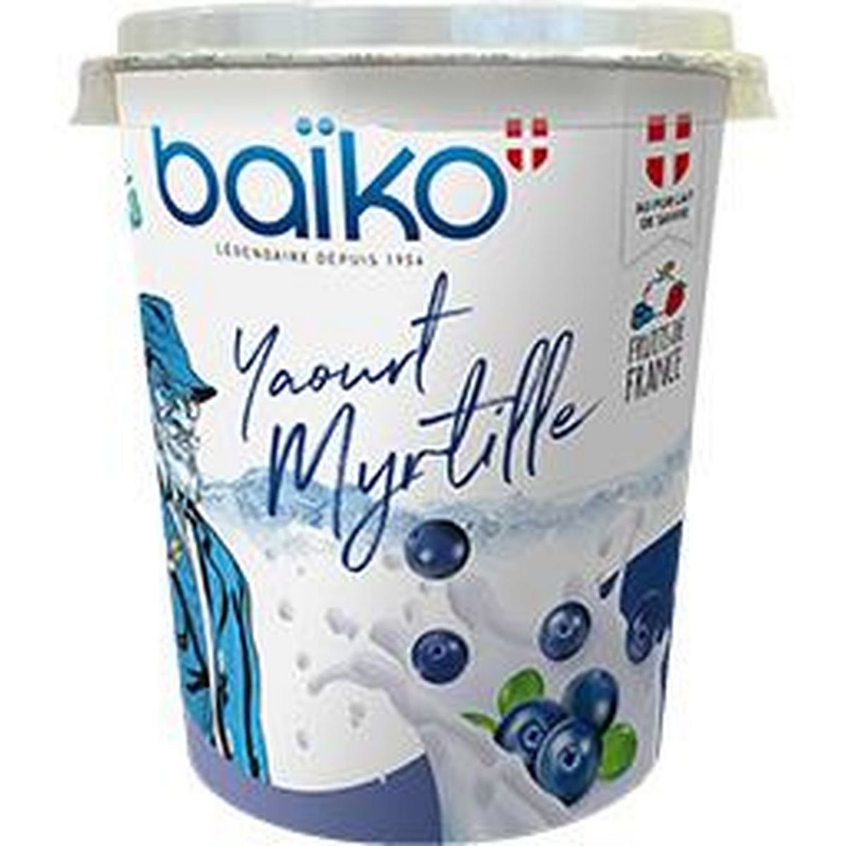BAÏKO Yaourt saveur myrtille 350g