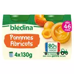 Blédina BLEDINA Petit pot dessert pommes abricots dès 4/6 mois