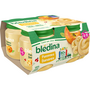 Voir la diapositive 2 : BLEDINA Petit pot dessert pommes bananes dès 4/6 mois 4x130g