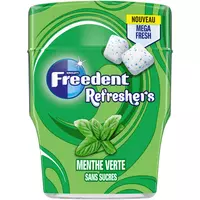 Hollywood Chewing Gum 2 Fresh - Parfum Menthe Verte Chlorophylle - Sans  Sucres avec Édulcorants - Lot de 16 paquets de 10 dragées - 22 g