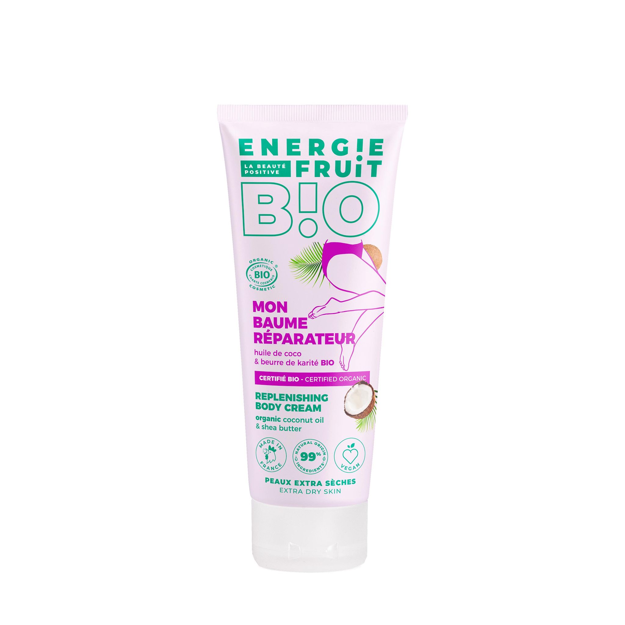 ENERGIE FRUIT Lait corps bio huile de coco et beurre de karité 200ml