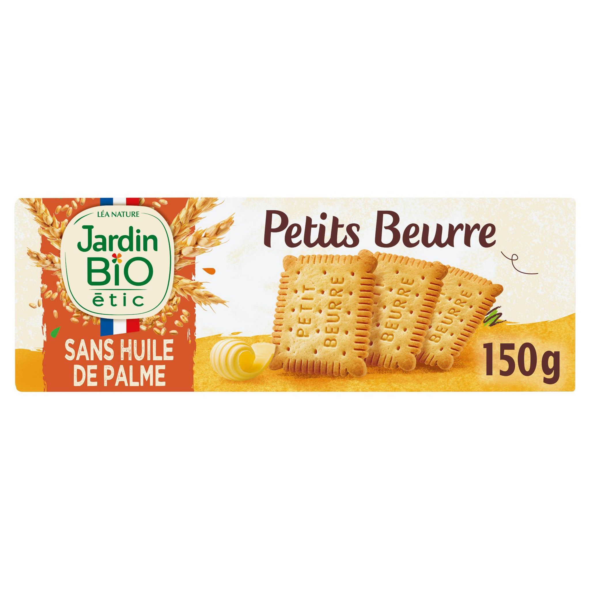 Voir la diapositive 2 : JARDIN BIO Biscuits petit beurre 150g