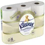 KLEENEX Papier toilette blanc décoré dermo douceur 2 épaisseurs 6 rouleaux